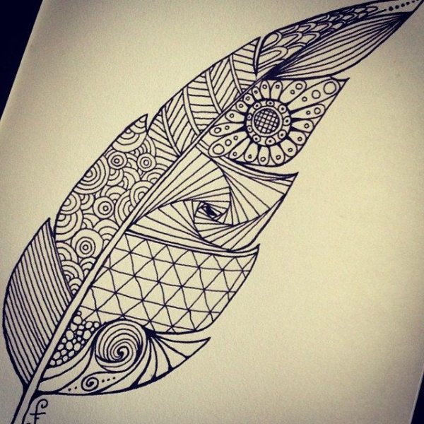 Зентангл перо