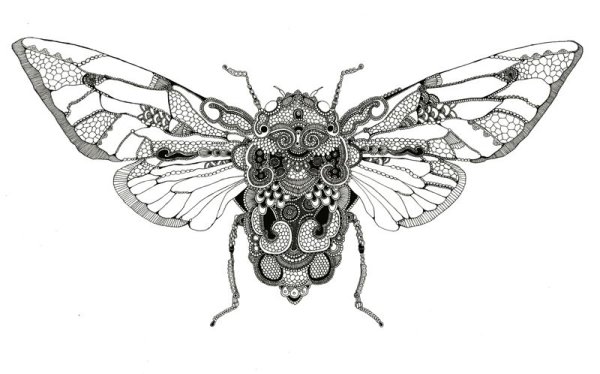 Рисование гелевой ручкой для детей