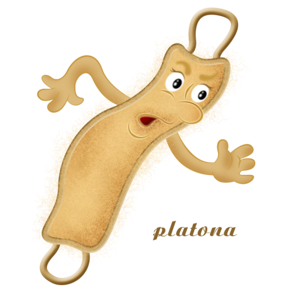 Мочалка с глазками