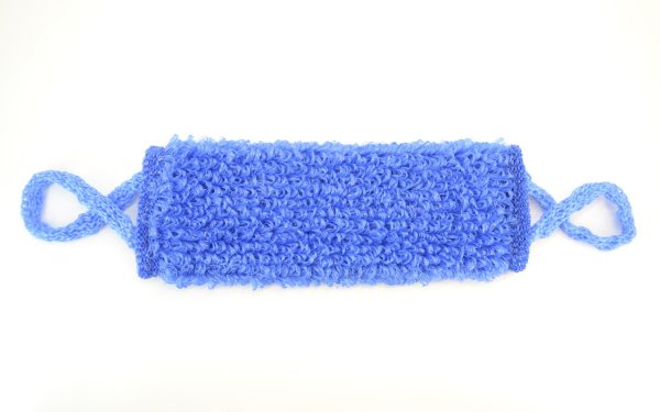 Мочалка голубая 44022
