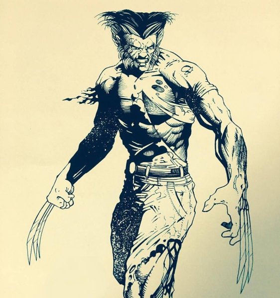 Росомаха Логан из комиксов