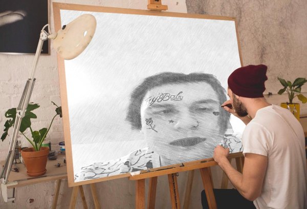 Нереальный рисунок карандашом