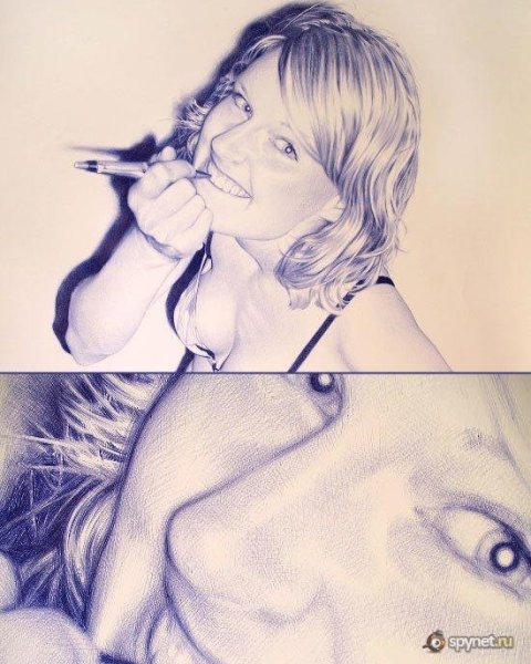 Рисование шариковой ручкой для начинающих