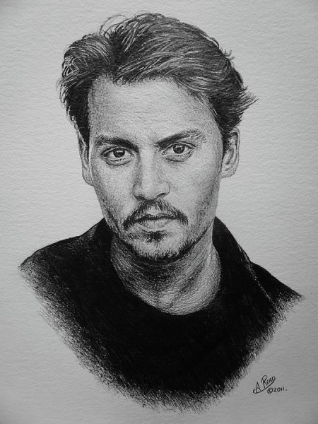 Джонни Депп портрет