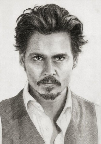 Наброски Шляпника Джонни Деппа