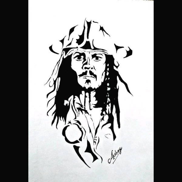 Джонни Депп портрет