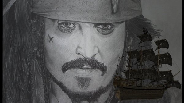 Макияж Джонни Депп пираты Карибского