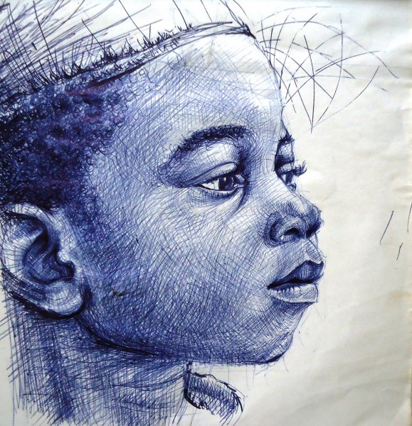 Портрет ручкой