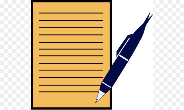 Листочек с ручкой