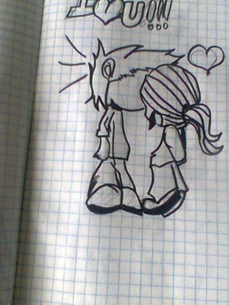 Рисунок для любимой девушки карандашом