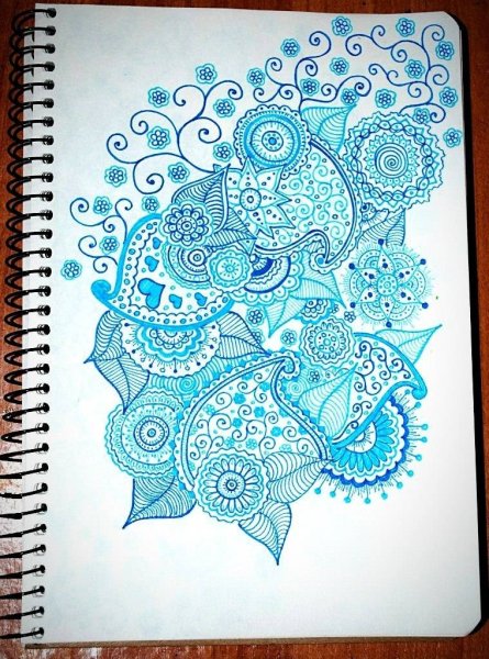 Рисунки в стиле дудлинг