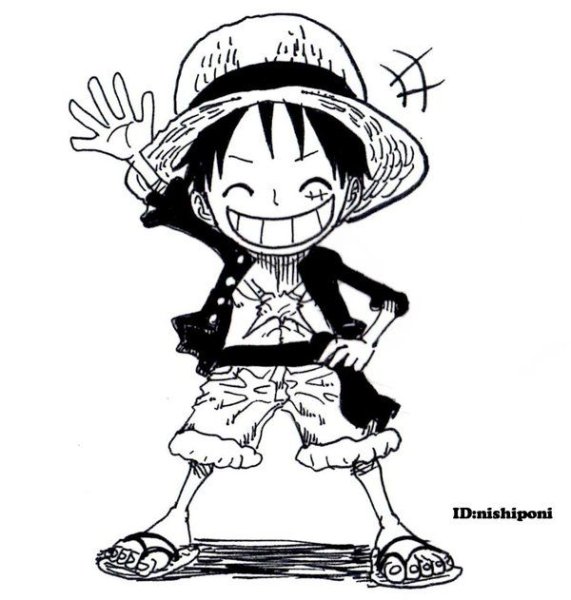 Луффи 4 Гир Манга