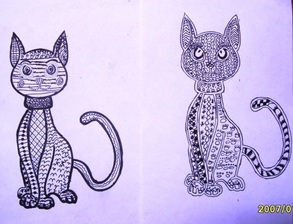 Рисование гелевыми ручками для детей