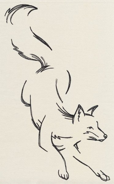 Лиса для рисования набросков