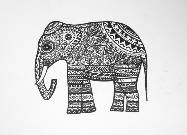 Стилизованный слон