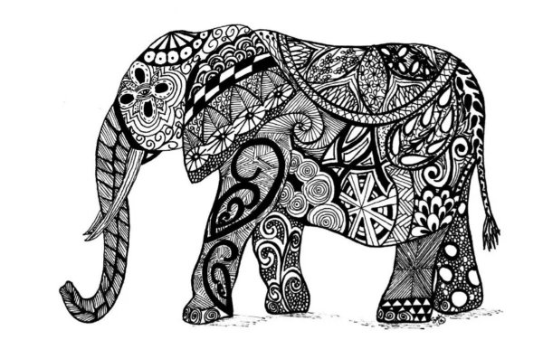 Стилизованный Слоник