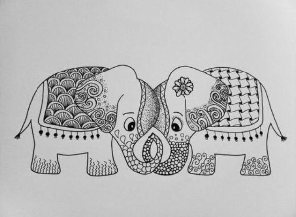 Орнамент животные