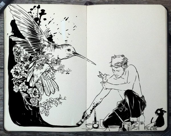 Рисунки карандашом девушки с крыльями