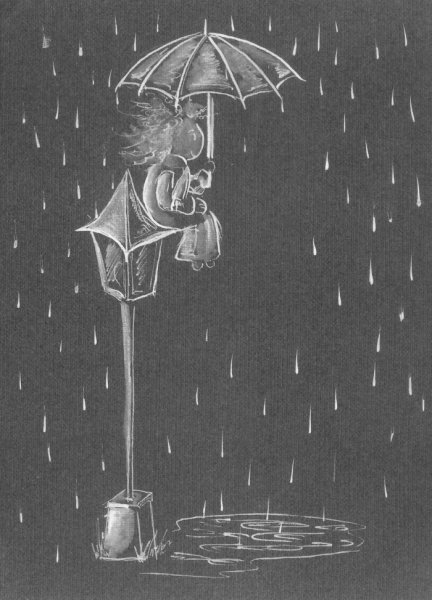 Дождь рисунок