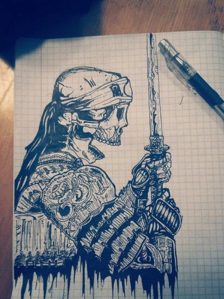 Рисунок ручкой для начинающих