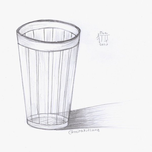 Скетч стакан