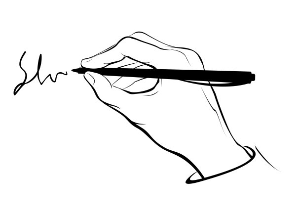 Руки карандашом