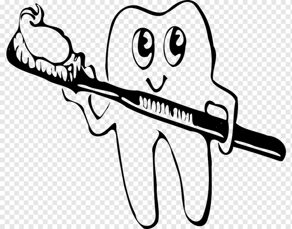 Чистка зубов раскраска