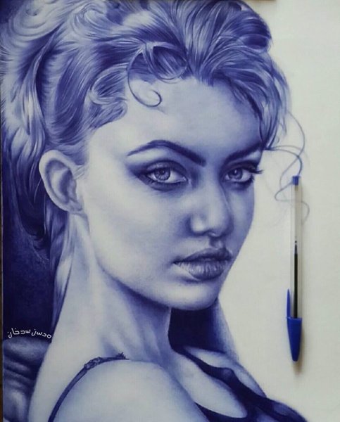 Человек с ручкой