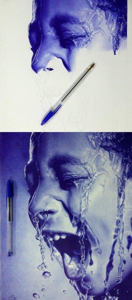 Портрет ручкой