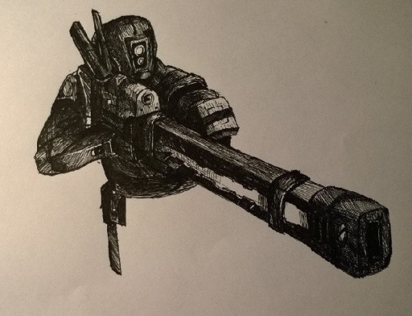 Оружие гелевой ручкой