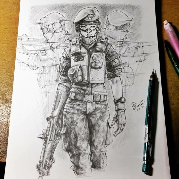 Наброски военных