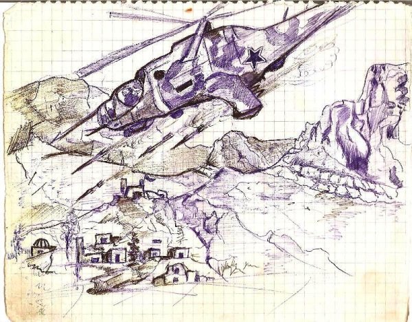 Рисунки на тему Афганская война