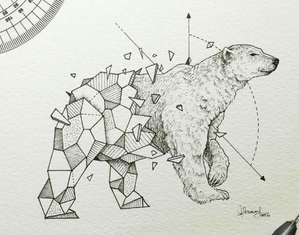 Kerby Rosanes геометрические животные