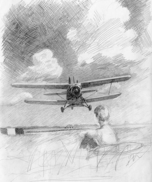 Самолет АН-2 рисунок