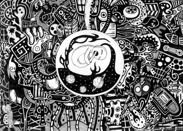 Черно белая Графика