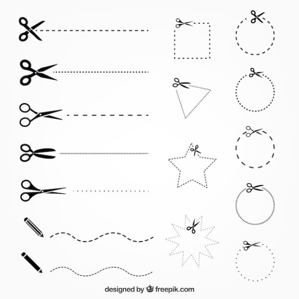 Вырезание ножницами для детей