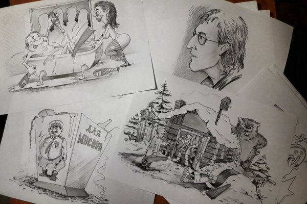 Рисунки Летова собственные