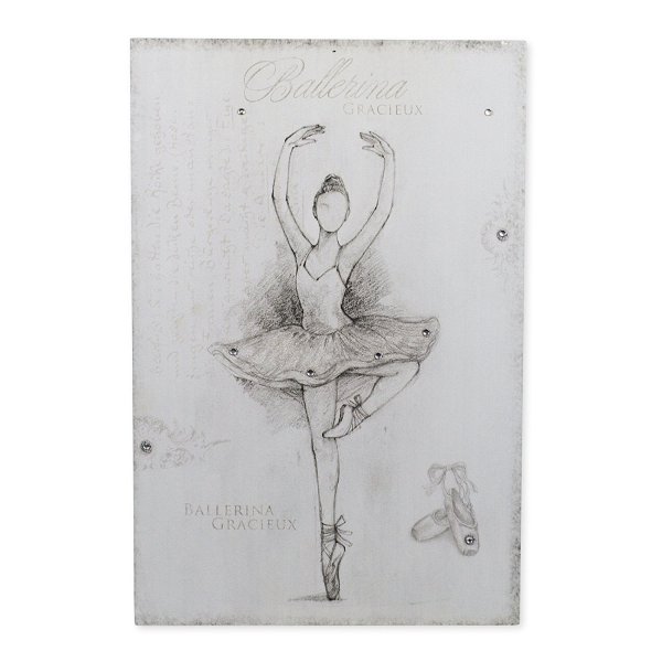 Балерина в технике Графика