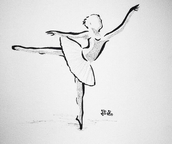 Руки балерины рисунок