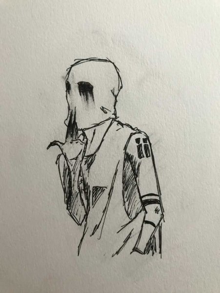 Идеи для скетчбука страшные