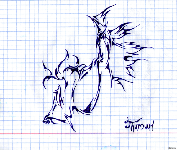 Рисунки ручкой легкие и красивые