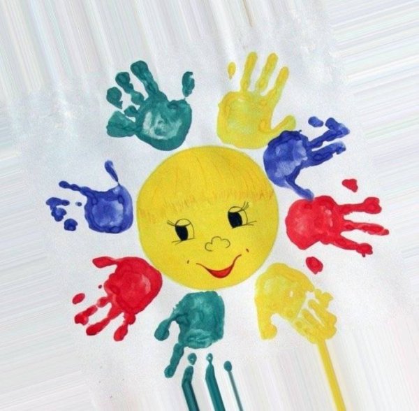 Рисование ладошками для детей