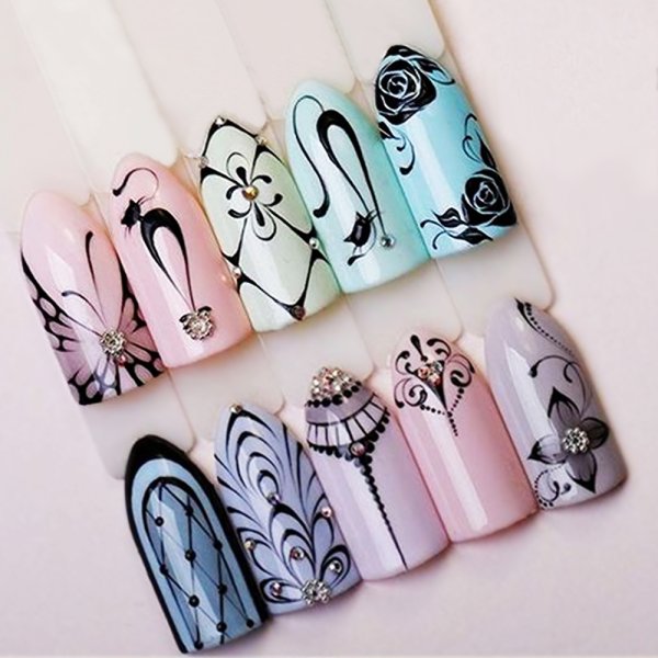 Идеи рисунков на ногтях