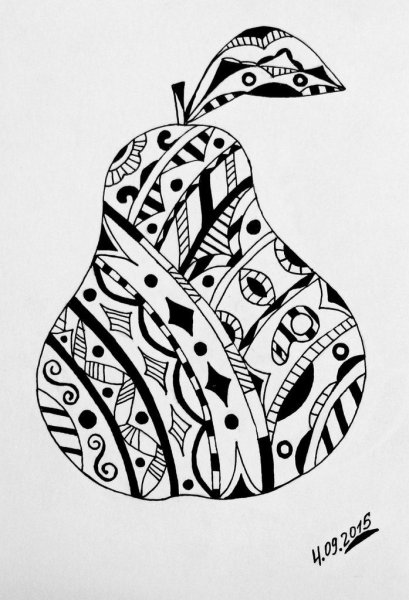 Стилизация груши