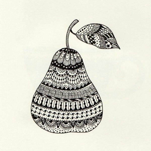 Стилизация груши