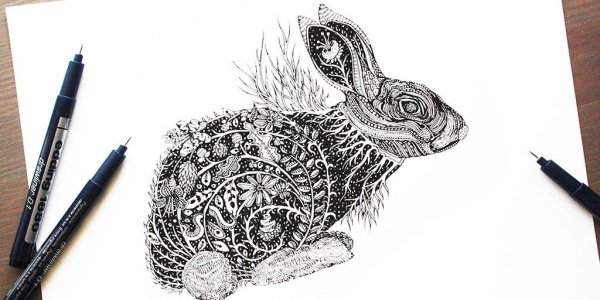 Графика животные