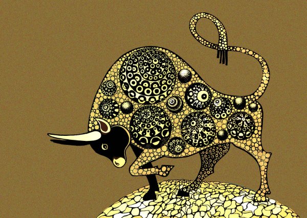 Собачка гелиевой ручкой