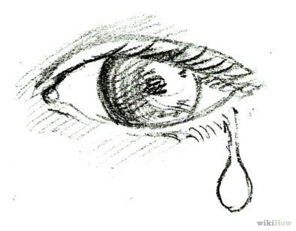 Слезы карандашом