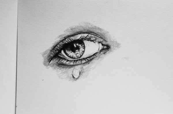 Слезы рисунок