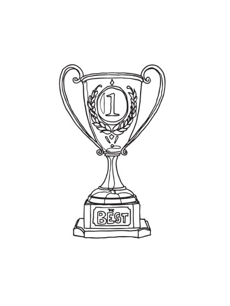 Кубок для раскрашивания